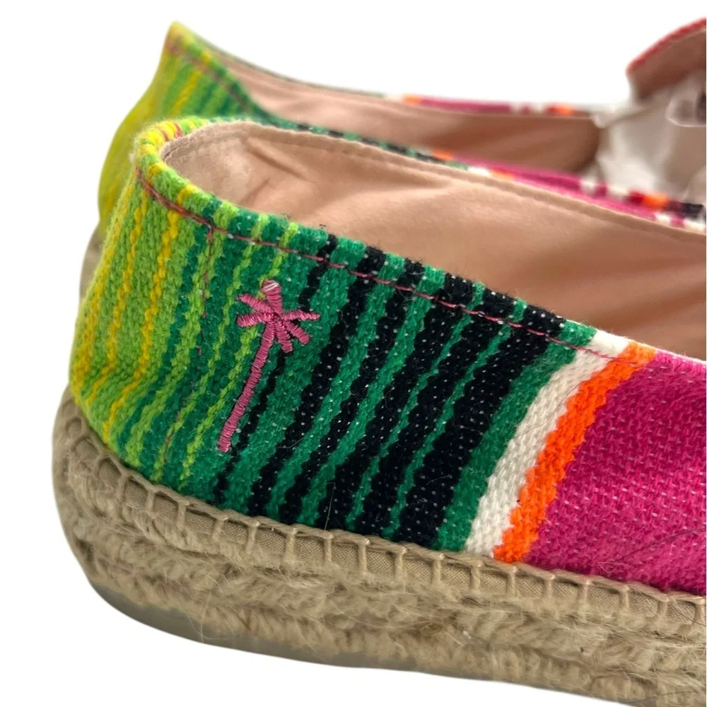 Tulum striped platform espadrilles - Multicolor